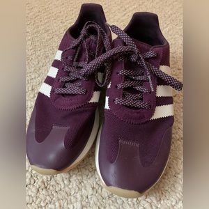 adidas Women's Originals Flashback Runners Red Night/Legacy White